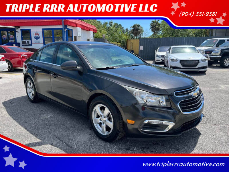2015 Chevrolet Cruze for sale at TRIPLE RRR AUTOMOTIVE LLC in Jacksonville FL