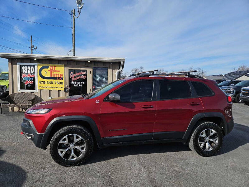 2017 Jeep Cherokee for sale at CarTime in Rogers AR