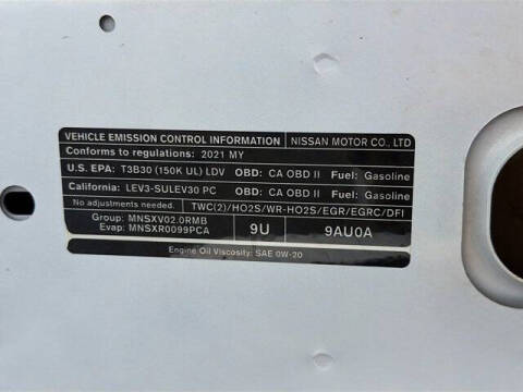 2021 Nissan Sentra SV