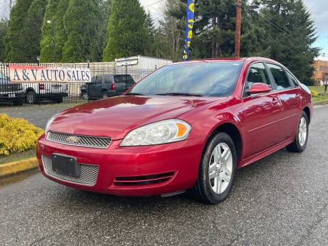 2014 Chevrolet Impala Limited for sale at A & V AUTO SALES LLC in Marysville WA