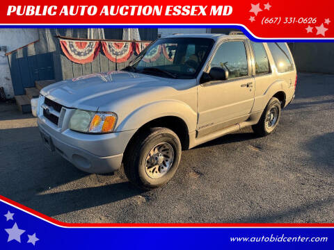 2001 Ford Explorer Sport for sale at PUBLIC AUTO AUCTION ESSEX MD in Essex MD