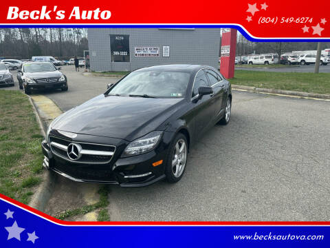 2012 Mercedes-Benz CLS for sale at Beck's Auto in Chesterfield VA