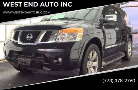 2011 Nissan Armada for sale at WEST END AUTO INC in Chicago IL