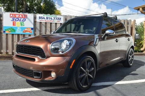 2014 MINI Countryman for sale at ALWAYSSOLD123 INC in Fort Lauderdale FL