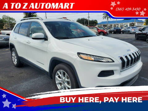 2017 Jeep Cherokee for sale at A TO Z  AUTOMART in West Palm Beach FL