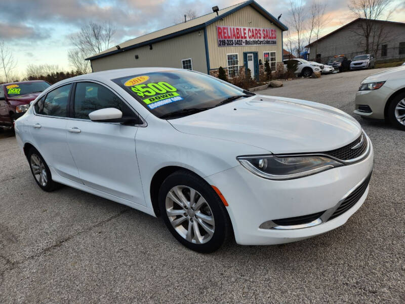 2015 Chrysler 200 for sale at Reliable Cars Sales Inc. in Michigan City IN
