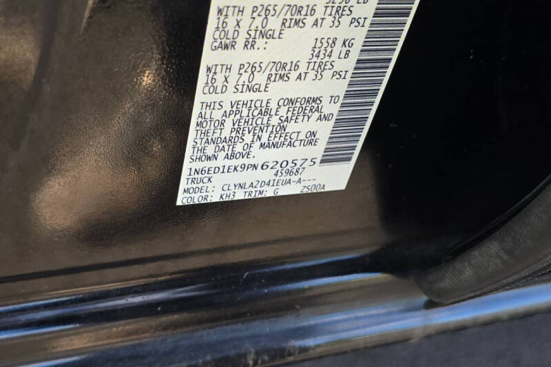 2023 Nissan Frontier S