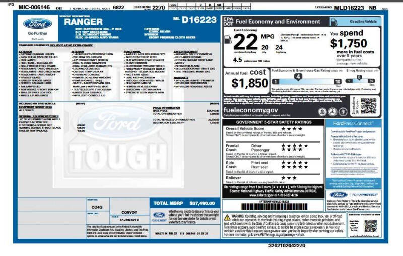 2021 Ford Ranger