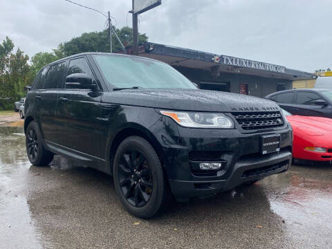2016 Land Rover Range Rover Sport for sale at Texas Luxury Auto in Houston TX
