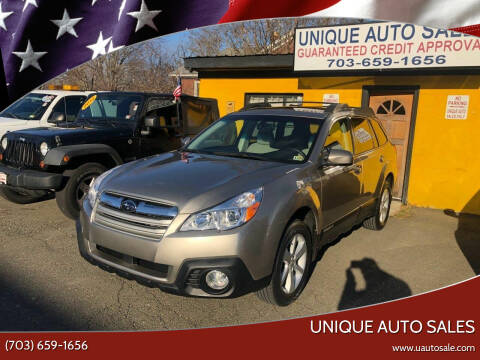 2014 Subaru Outback for sale at Unique Auto Sales in Marshall VA