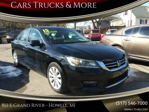 2015 Honda Accord for sale at Cars Trucks & More in Howell MI