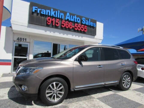 2014 Nissan Pathfinder for sale at Franklin Auto Sales in El Paso TX
