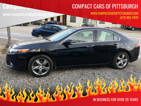 2012 Acura TSX for sale at Compact Cars of Pittsburgh in Pittsburgh PA