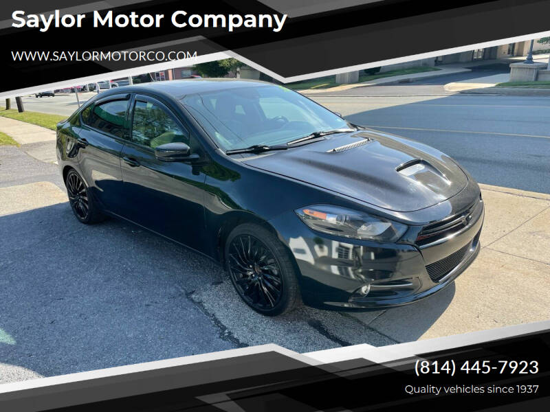 2016 Dodge Dart for sale at Saylor Motor Company in Somerset PA