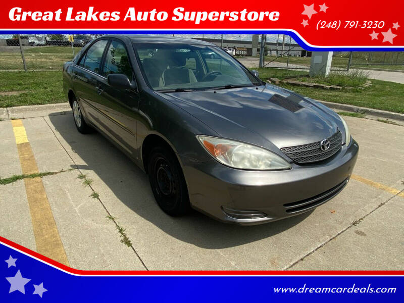 2004 Toyota Camry for sale at Great Lakes Auto Superstore in Waterford Township MI