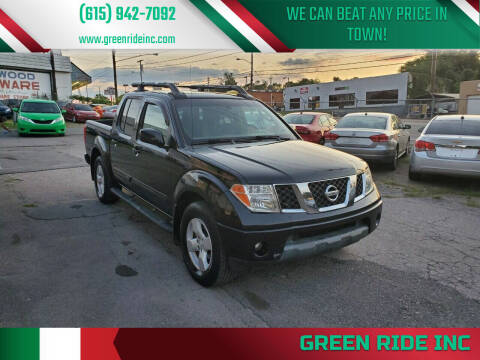 2005 Nissan Frontier for sale at Green Ride Inc in Nashville TN