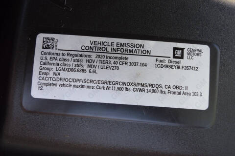 2020 GMC SIERRA 3500 CREW CAB CHASSIS