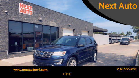 2017 Ford Explorer for sale at Next Auto in Mount Clemens MI