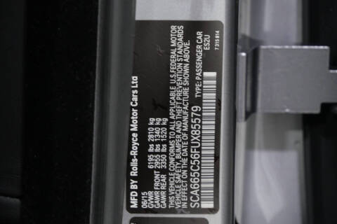 2015 Rolls-Royce Wraith