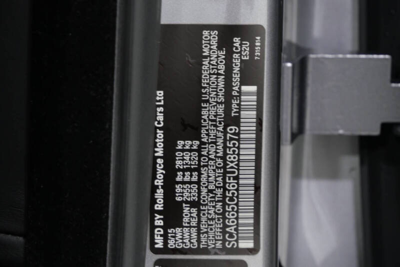 2015 Rolls-Royce Wraith