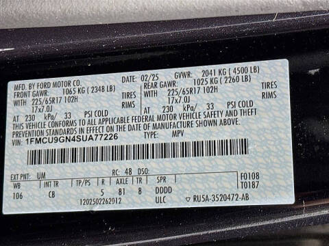 2025 Ford Escape Active