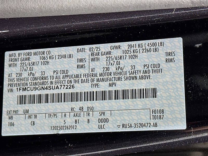 2025 Ford Escape Active