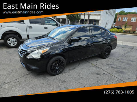 2019 Nissan Versa for sale at East Main Rides in Marion VA