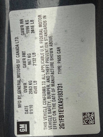 2010 Chevrolet Camaro LT