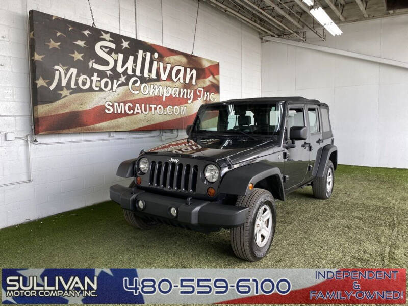 2010 Jeep Wrangler Unlimited for sale at SULLIVAN MOTOR COMPANY INC. in Mesa AZ