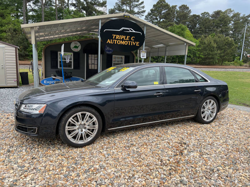 2015 Audi A8 L for sale at TRIPLE C AUTOMOTIVE in Anderson SC