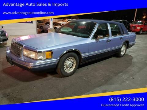 1994 Lincoln Town Car for sale at Advantage Auto Sales & Imports Inc in Loves Park IL