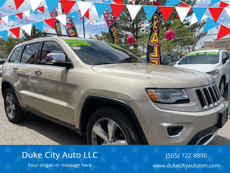 2014 Jeep Grand Cherokee for sale at Duke City Auto LLC in Gallup NM