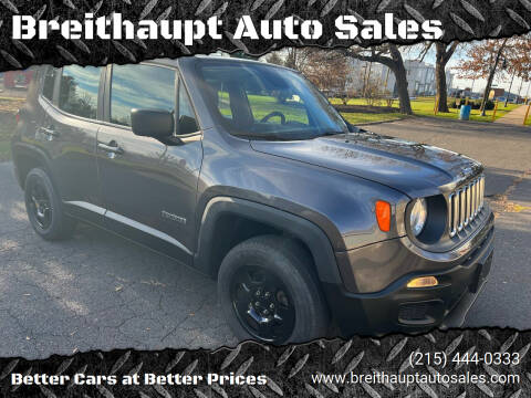 2018 Jeep Renegade for sale at Breithaupt Auto Sales in Hatboro PA
