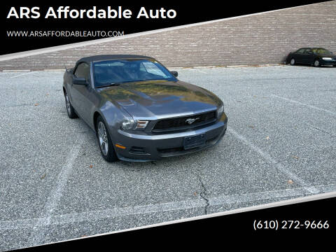 2010 Ford Mustang for sale at ARS Affordable Auto in Norristown PA
