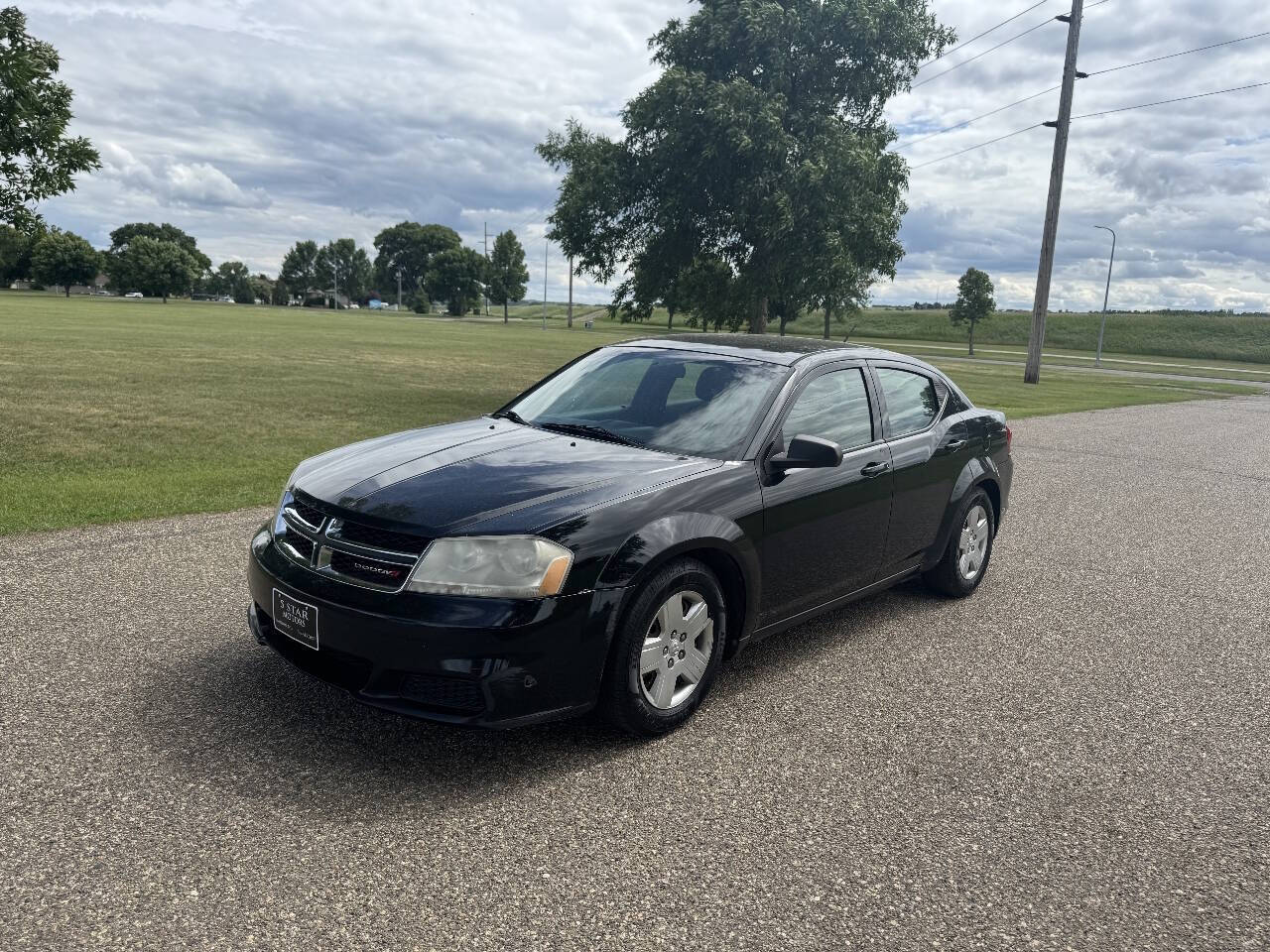Black 2013 Dodge Avenger SE SE 4dr Sedan 1