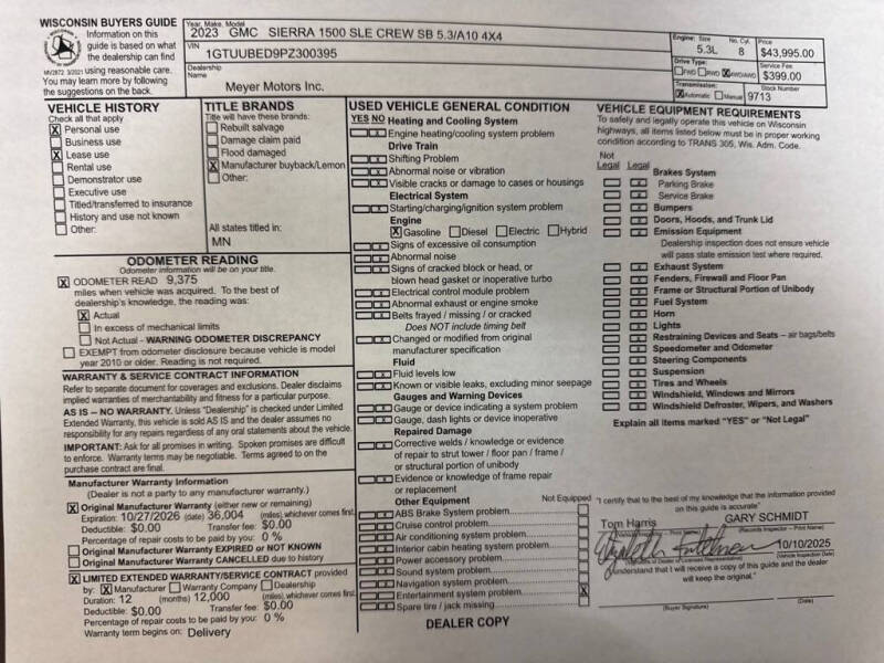 2023 GMC Sierra 1500