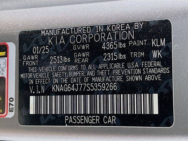 2025 Kia K5