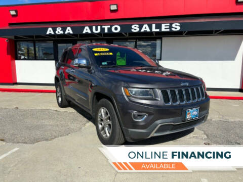 2015 Jeep Grand Cherokee for sale at A&A Auto Sales in Fairhaven MA