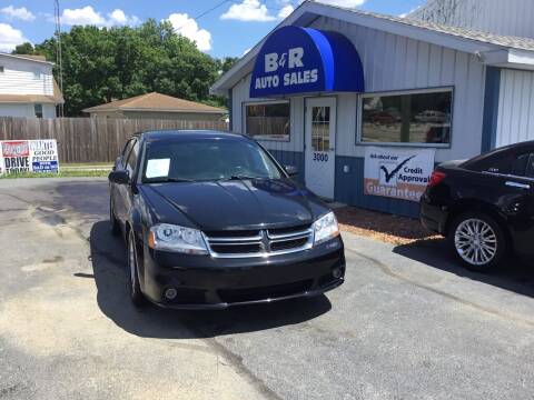 2013 Dodge Avenger for sale at B & R Auto Sales in Terre Haute IN