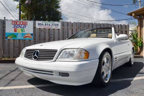 2000 Mercedes-Benz SL-Class for sale at ALWAYSSOLD123 INC in Fort Lauderdale FL