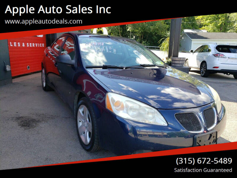 2009 Pontiac G6 for sale at Apple Auto Sales Inc in Camillus NY