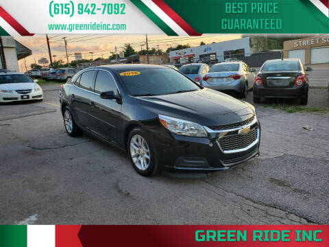 2016 Chevrolet Malibu Limited for sale at Green Ride Inc in Nashville TN