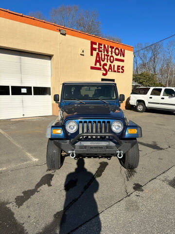 2005 Jeep Wrangler for sale at FENTON AUTO SALES in Westfield MA