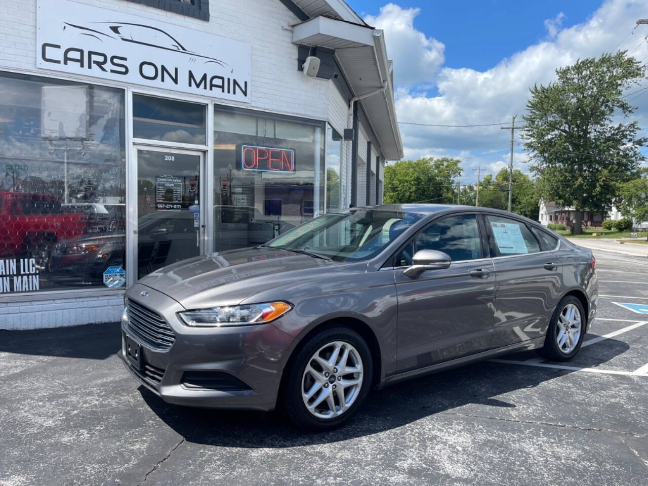 2013 Ford Fusion for sale at Cars On Main in Findlay, OH