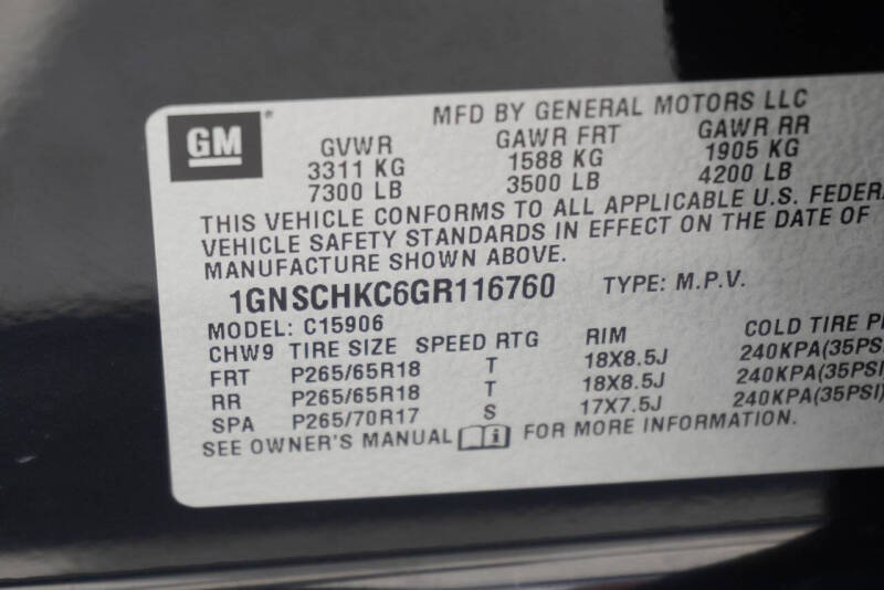 2016 Chevrolet Suburban LT