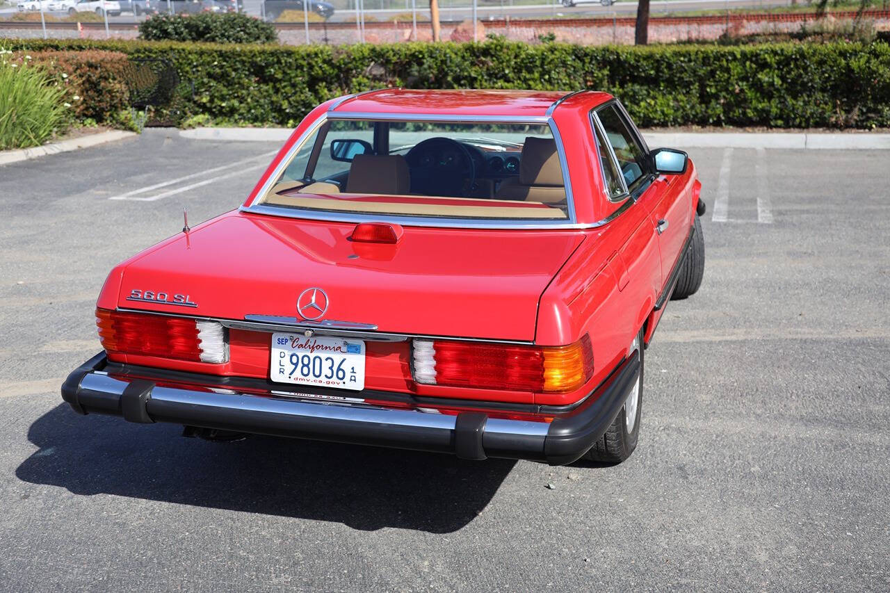 1987 Mercedes-Benz 560-Class for sale at DE AUTOS INC in San Juan Capistrano, CA