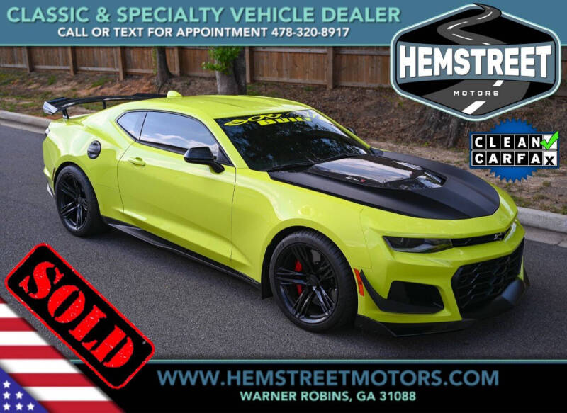 2021 Chevrolet Camaro for sale at Hemstreet Motors in Warner Robins GA