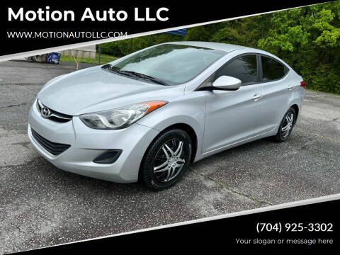 2013 Hyundai Elantra for sale at Motion Auto LLC in Kannapolis NC