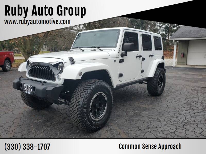 2014 Jeep Wrangler Unlimited for sale at Ruby Auto Group in Hudson OH