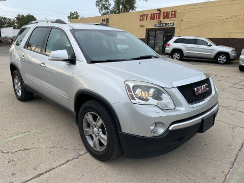 2012 GMC Acadia for sale at City Auto Sales in Roseville MI